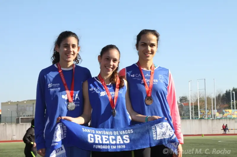 Grecas Campeão nos Campeonatos Distritais de Seniores e Sub23 Femininos