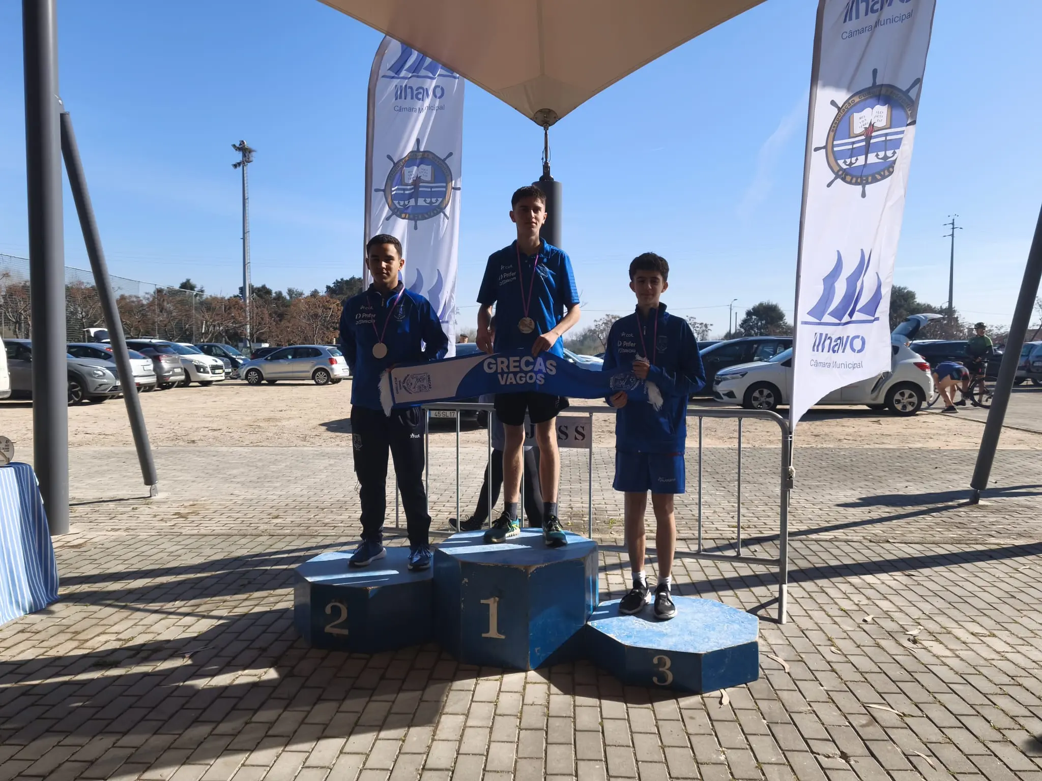 Atletas do Grecas com várias vitórias no Cross de São Salvador