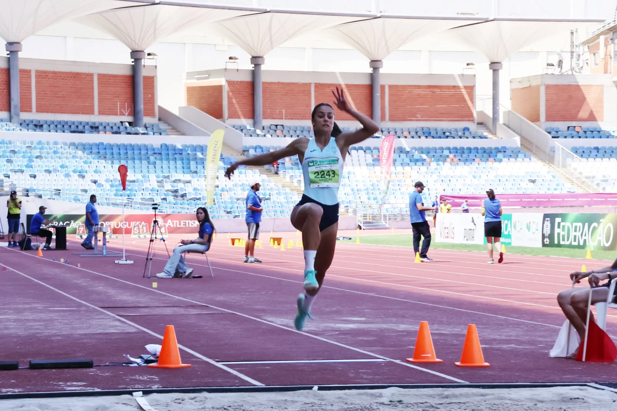 Margarida Figueiredo vence comprimento; Pedro Correia segundo no salto em altura